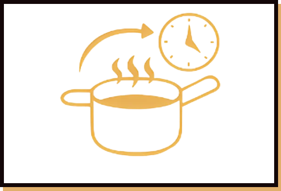 Simmer for 3–5 minutes