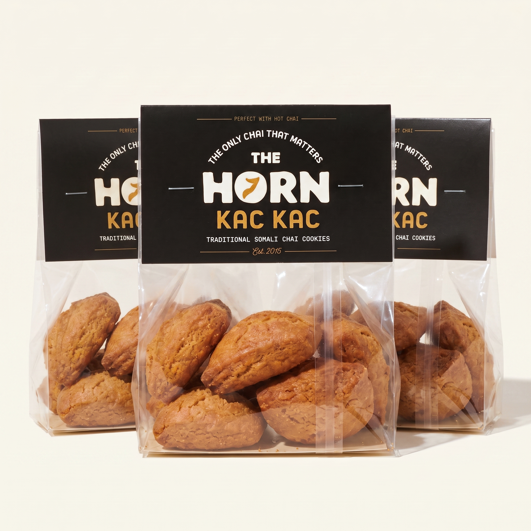 Golden Somali Bites (Kac Kac) - 3 Packs